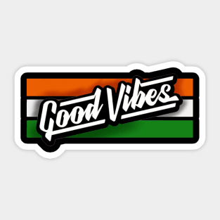 Indian good vibes Sticker